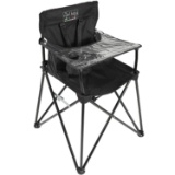 ciao! baby Portable High Chair for Babies and Toddlers, Fold Up Outdoor Travel Seat with Tray and Ca