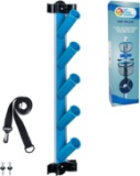 U.S. Pool Supply Pool Cleaning Accessory Organizer and Holder Rack - Store Poles, Brushes, Nets,