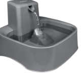 PetSafe Drinkwell 2 Gallon Pet Fountains, Best for Cats, Dogs and Multiple Pets, Adjustable Stream,