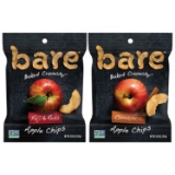 Bare Natural Apple Chips, Snack Size Variety Pack, Gluten Free + Baked, 0.53 Oz (24 Count)
