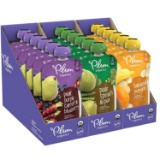 Plum Organics Stage 2, Organic Baby Food, Fruit and Veggie Variety Pack, 4 Oz Pouches (Pack of 18)