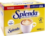 Splenda No Calorie Sweetener Value Pack, 1000 Individual Packets, 2.2 lbs