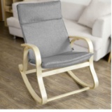 Haotian FST15-DG, Comfortable Relax Rocking Chair, Lounge Chair Relax Chair Cushion - $99.99 MSRP