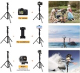 PHOPIK Phone Tripod Stand and Selfie Stick Tripod - $20.99 MSRP