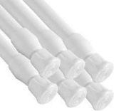 QILERR Tension Rods 28 to 48 Inches-6 Pack Spring Tension Rods - $20.98 MSRP