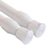 QILERR Tension Rods 28 to 48 Inches-Spring Tension Rods