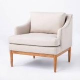 Howell Upholstered Accent Chair with Wood Base - Threshold Designed with Studio McGee - $300.00 MSRP