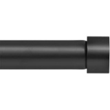 Ivilon Drapery Window Curtain Rod - End Cap Style Design 1 Inch Pole. 48 to 86 Inch