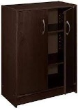 ClosetMaid 8925 2-Door Stackable Laminate Organizer, Espresso
