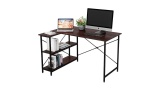 Bestier Computer Desk with Storage Shelves Under Desk, Small L-Shaped Corner Desk