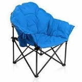 Alpha Camp Moon Chair Blue