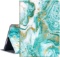 iPad 9.7 2018/2017 Case, iPad Air 2, iPad Air Case (Cyan-Blue Marble)