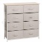 8 Drawer Fabric Dresser Storage Organizer, Color may vary