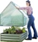 Danjani Outdoor Raised Garden Bed with Drop Over Greenhouse