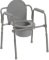 Drive Medical 11148-1 Steel Folding Bedside Commode, Grey, Bariatric - $32.29 MSRP