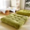 HIGOGOGO Solid Square Seat Cushion, Tufted Thicken Pillow Seat Soft , Green $36.99 MSRP