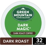 Green Mountain Coffee Dark Magic K-Cup Pods, Dark Roast, 32 Count for Keurig Brewers - $15.48 MSRP