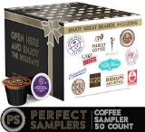 Crazy Cups Perfect Samplers Premium Coffee, Variety Pack, 50 Count - $32.99 MSRP