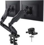 Huanuo Dual Monitor Stand - Adjustable Spring Monitor Desk Mount (HNDS6) - $56.59 MSRP