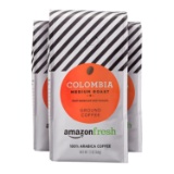 AmazonFresh Colombia Ground Coffee, Medium Roast, 12 Ounce (Pack of 3) (B07219FJ8J)