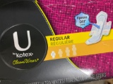 U by Kotex Cleanwear Ultra Thin Regular Pads with Wings