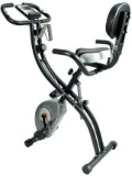 ATIVAFIT Stationary Exercise Bike Magnetic Upright Bike Monitor with Phone Holder, High Backrest
