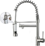 Kitchen Faucet with Pull Down Sprayer Contemporary Single Handle Kitchen Sink Faucet GAPPO Y40174-US