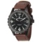 Smith and Wesson Men's Classic Analog Watch (SWW-W-MX33) (Color:Black/Brown) - $29.99 MSRP