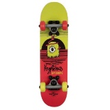 Kryptonics Locker Skateboard, Red/Yellow- $19.99 MSRP