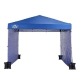 Yoli Malibu EasyLift 100 10x10 Feet Instant Canopy Value Pack, Blue/White- $179.99 MSRP