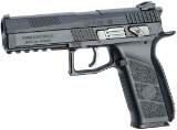 ASG CZ P-09 .177 Caliber Pellet/BB Gun Blowback Air Pistol, Black