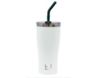 Wellness 20-oz. Double-Wall Stainless Steel Tumbler w/straw (pack of 2)