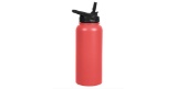 Fifty Fifty 34-oz. Stainless Steel Vacuum Insulated Bottle with Flip Straw Lid $29.99 MSRP