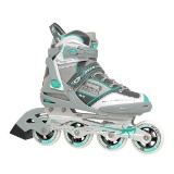 Roller Derby Aerio Q-60 Women's Inline Skates, Size 8 US, White/Mint- $79.99 MSRP