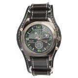 Regimen Men's Dual Time Chronograph Watch, Black $9.94 MSRP