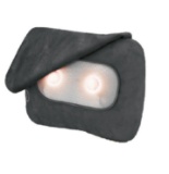 Sharper Image Heated Shiatsu Massage Pillow (Black) - $29.96 MSRP