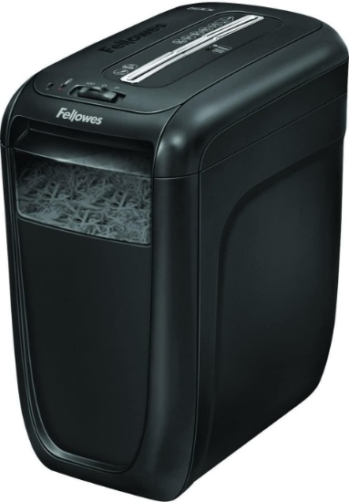 Fellowes Powershred 60Cs 10-Sheet Cross-Cut Paper and Credit Card Shredder, Black, 89.99