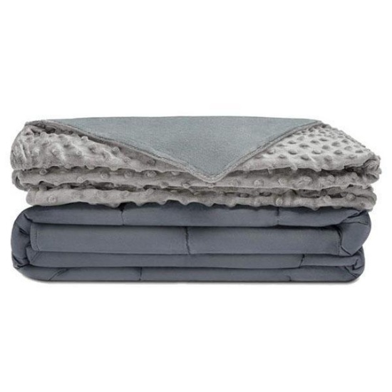 Quility Weighted Blanket for Adults - Queen Size, 60"x80", 20 lbs - $89.99 MSRP