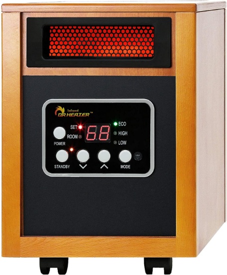 Dr Infrared Heater Portable Space Heater, 1500-Watt - $108.75 MSRP