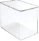 mDesign Stackable Closet Plastic Storage Bin Box with Lid (1286MDTEU) - $19.99 MSRP