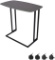 Moncot Mobile C Shaped End Table with Wheels - $79.99 MSRP