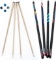 ProSniper Pool Cues | Set Of 4 Pool Cue Sticks Made Of Canadian Maple Wood | Extra 4 - $86.99 MSRP