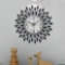 FLEBLE Modern 14 inch Metal Wall Clock