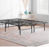 Linenspa 14 Inch Folding Metal Platform Bed Frame -13 Inches of Clearance -Tons of Under Bed Storage