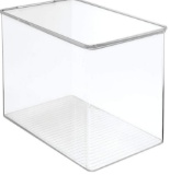 mDesign Stackable Closet Plastic Storage Bin Box with Lid (1286MDTEU) - $19.99 MSRP