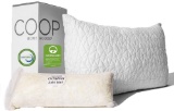 Coop Home Goods - Premium Adjustable Loft Pillow - Hypoallergenic Cross-Cut Memory Foam Fill -