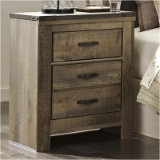 B446-92 Ashley Furniture Trinell - Brown Two Drawer Night Stand