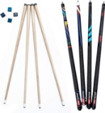 ProSniper Pool Cues | Set of 4 Pool Cue Sticks Made of Canadian Maple Wood $86.99 MSRP