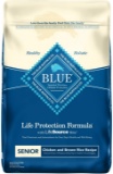 Blue Buffalo Life Protection Formula Natural Senior Dry Dog Food, Chicken and Brown Rice 30-Lb