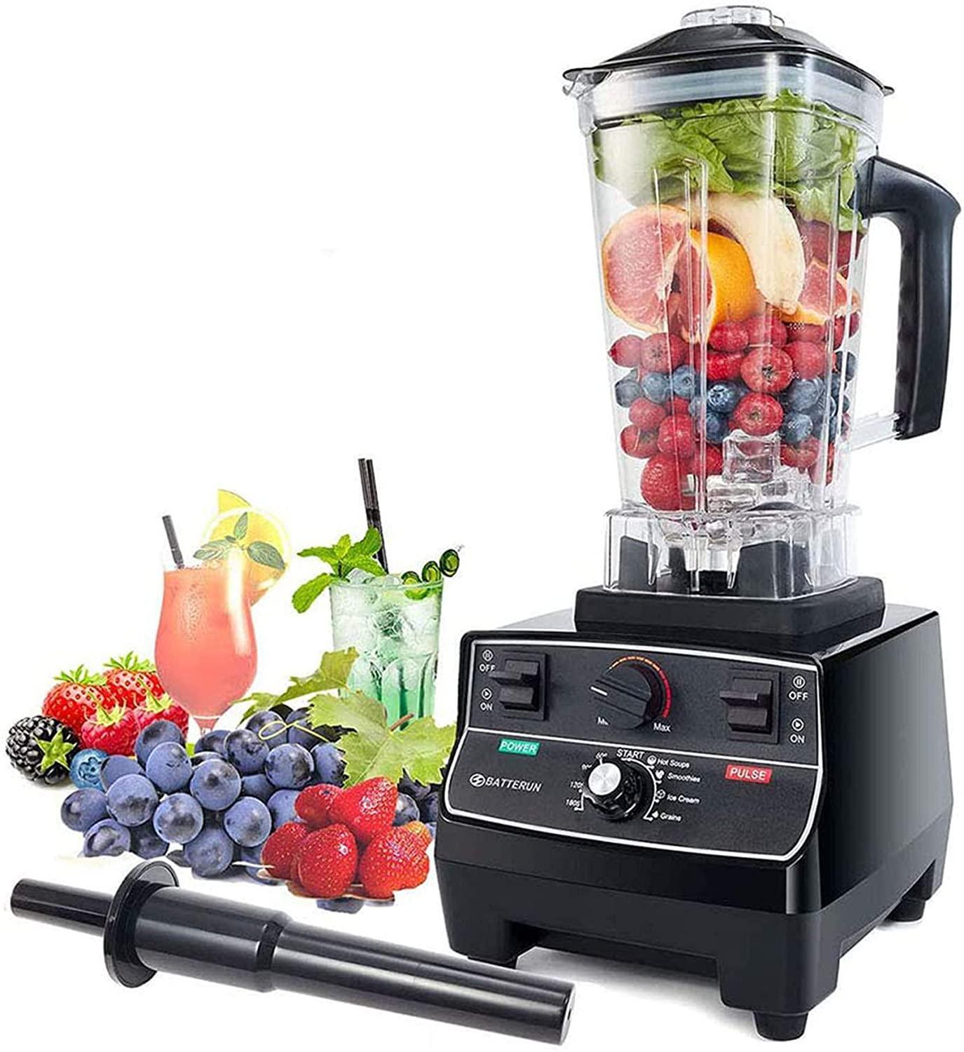 Professional Countertop Blender for Kitchen Max 2200W High Power Home and Commercial Blender with Timer